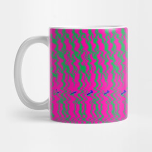 Pink zig zag Mug